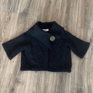 Tibi cropped cardigan black size XS